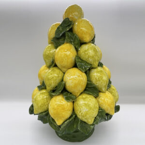 “EDG” Limoni con cesto di maestria artigianale, simbolo di abbondanza e fertilità.